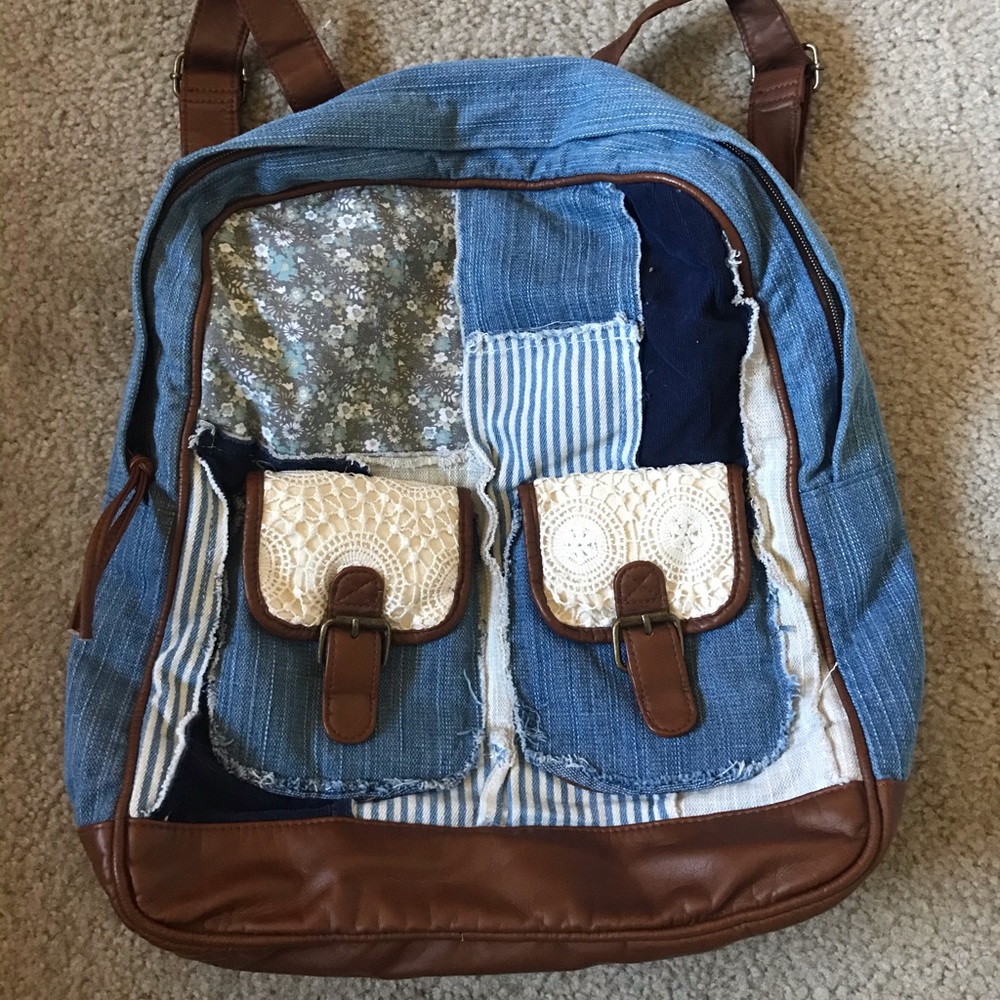 NWOT Patchwork Backpack